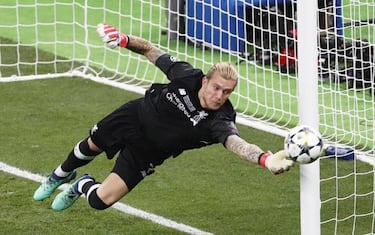 La película de la final para Karius tras su golpe con Ramos