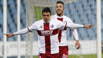 Gonzalez celebra su gol ante el Getafe.