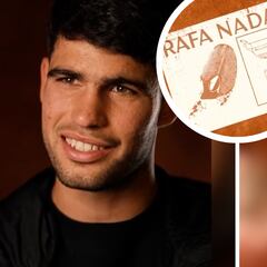 Alcaraz confiesa lo que hará con la placa de Nadal en Roland Garros