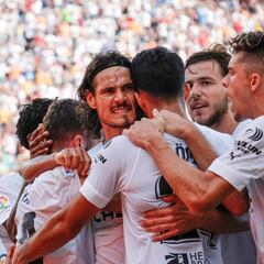 El Valencia nota cuando no está Cavani