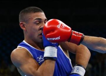 2016 Rio Olympics - Boxing - Preliminary - Men's Light (60kg) Round of 32 Bout 29 - Riocentro - Pavilion 6 - 