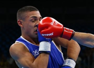 2016 Rio Olympics - Boxing - Preliminary - Men's Light (60kg) Round of 32 Bout 29 - Riocentro - Pavilion 6 - 