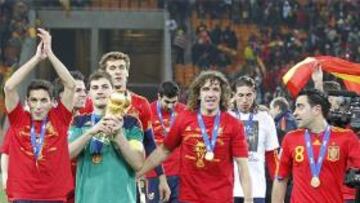 Diez españoles, en la lista del equipo ideal FIFPro 2010