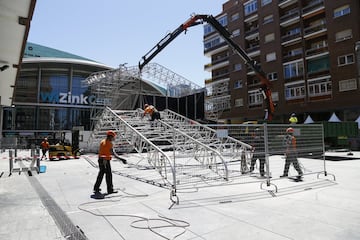 Champions League fever building in Madrid