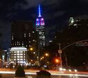 El Empire State se iluminó casi siete horas de azulgrana