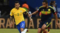 Colombia cae con Brasil y es cuarta en la Eliminatoria