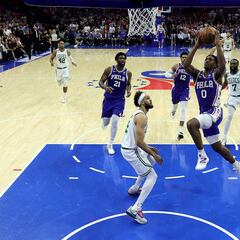 When was the last time the Philadelphia 76ers made it to the conference finals in the NBA playoffs?