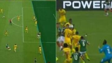 A Giovani dos Santos le anularon dos goles que eran legales