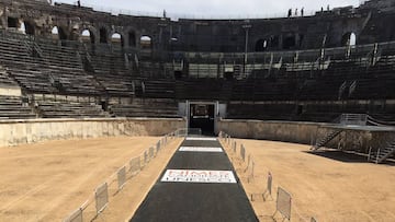 La última innovación de la Vuelta: Las Arenas de Nimes