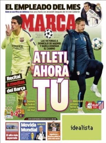 Portadas de la prensa deportiva