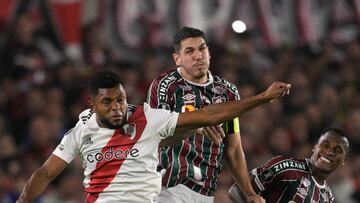 Borja ingresa en triunfo de River ante el Fluminense de Arias