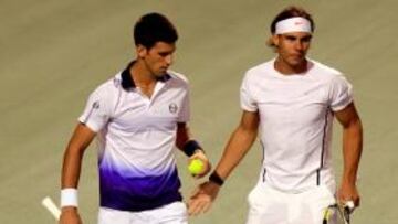 Nadal y Djokovic no pudieron vencer a la pareja canadiense