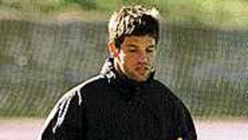 SÓLO CARRERA. Pacheco jugó 45 minutos en Vallecas y ayer sólo corrió un poco.