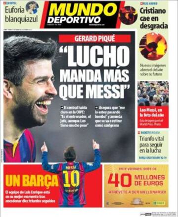 Portadas de la prensa deportiva