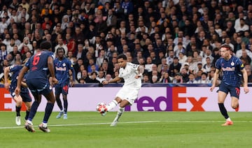 22/01/25 PARTIDO CHAMPIONS LEAGUE 
FASE GRUPOS JORNADA 7
REAL MADRID - RED BULL SALZBURG SALZBURGO
SEGUNDO GOL RODRYGO 2-0 