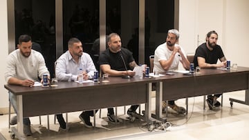 VICTOR SANCHEZ , MARIO PINTO , FERNANDO LOPEZ , LUCAS GUILLAUME , M ANU MORA
RUEDA DE PRENSA DE LA ASOCIACION DE JUGADORES Y JUGADORAS DE RUGBY
RUGBY
MAS DEPORTE 21/22