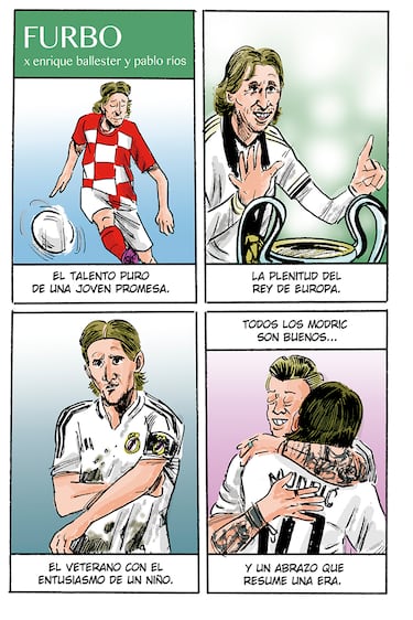‘Furbo’ también homenajea a Modric