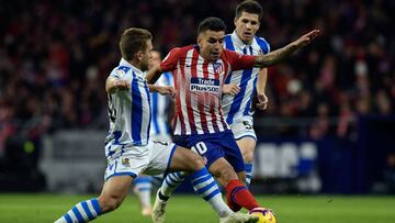 El 1x1 de la Real: Inferior y siempre a merced del Atlético