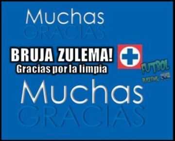 La bruja Zulema le hace el favor a Cruz Azul y los memes se burlan de Chivas