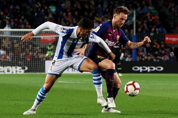 Mikel Merino y Rakitic.