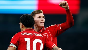 Elliot Anderson scored a late leveller for Nottingham Forest at the Etihad Stadium, as the strugglers held title-chasing Manchester City.