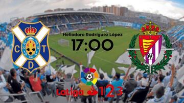 Tenerife - Valladolid en vivo online, partido de la tercera jornada de LaLiga 1,2,3, hoy 10/09/2016.