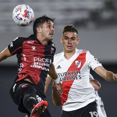 Con Rafael Borré y Jorge Carrascal, River vence a Colón