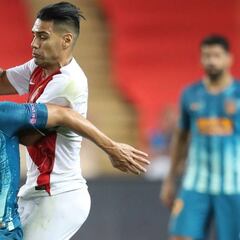 En imágenes el reencuentro de Falcao con el Atlético de Madrid