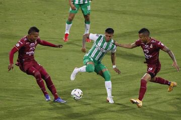 Deportes Tolima llega a nueve puntos en la tabla de posiciones luego del triunfazo ante Atlético Nacional en el Atanasio Girardot, un escenario que en los últimos años siempre ha logrado buenos resultados. 