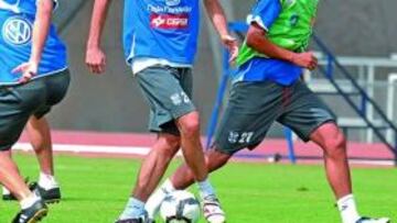 <b>POLIVALENTE. </b>El madrileño Richi está jugando como segundo delantero esta pretemporada.