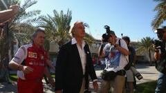 Montezemolo, en el circuito de Bahrain.