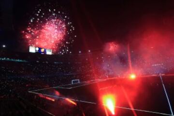 El Barcelona campeón de la Liga BBVA y Copa del Rey. 