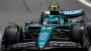 Fernando Alonso (Aston Martin AMR25). Interlagos, Brasil. F1 2025.
