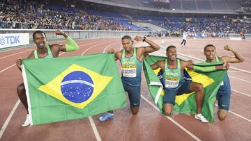 EE UU manda, pero Brasil bate al 4x100 de Gatlin y Lyles