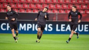 Castro, durante un entrenamiento.
