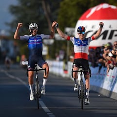 Doblete del Ineos en la Coppi e Bartali con Dunbar y Tulett