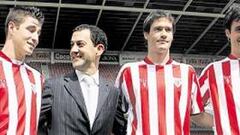 Gabilondo, Sarriegi y Alex ya disfrutan en San Mamés