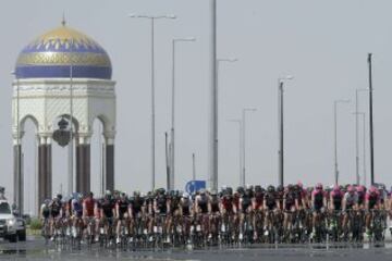 ?ltima etapa de 133.5 km entre Oman Air y Matrah Corniche con victoria final del ciclista espa?ol Rafael Valls.