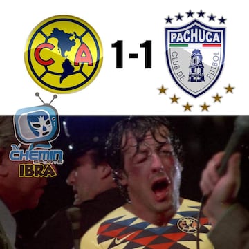 Los memes tunden al América por su empate