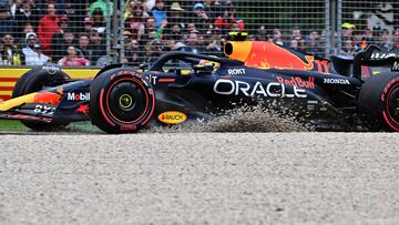 Sergio Pérez (Red Bull RB18). Melbourne, Australia. F1 2023.