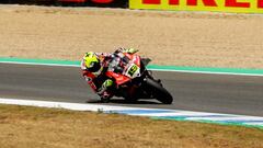 08/06/19 MOTOCICLISMO MUNDIAL DE SUPERBIKES EN JEREZ CARRERA SUPERBIKE ALVARO BAUTISTA GANADOR