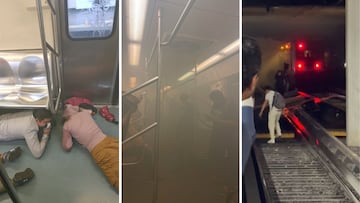 Se registra un caos en la Línea 2 del Metro CDMX: por corto circuito usuarios son desalojados y tuvieron que caminar por las vías del tren.