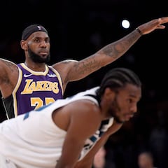 Las mejores imágenes de la victoria de Lakers ante Wolves