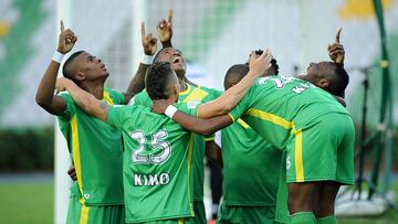 Con goles de Mina y Filigrana, Deportes Quind&iacute;o venci&oacute; 2-0 a Jaguares en la fecha 1 de la Liga BetPlay II-2021.