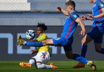 Imágenes del partido entre Colombia y Eslovaquia por los octavos de final del Mundial Sub 20 en el estadio San Juan del Bicentenario.