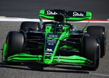 Valtteri Bottas durante los primeros test de la Fórmula 1 en el Circuito Internacional de Bahréin.