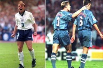 England's last brush with major tournament success came 20 years ago in the 1996 European Championship, which was played on home soil. Terry Venables's side thrilled in the group phase, beating Scotland 2-0 in a game that featured a wonderful Paul Gascoigne goal and outclassing the Netherlands 4-1, before edging Spain on penalties in the quarter-finals. But they fell to old foes and eventual champions Germany in agonising fashion in the last four. After early goals from Alan Shearer and Stefan Kuntz cancelled each other out, Gascoigne came within millimetres of touching in a cross from Shearer in extra time that would have given England a golden-goal victory. Gareth Southgate was the fall guy in the penalty shootout, with Andreas Kopke parrying his tame spot-kick.