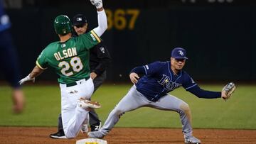 Rays y Athletics se enfrentan desde el Oakland Coliseum, en una batalla en la Liga Americana, en d&oacute;nde el equipo que pierda se termina yendo a su casa.