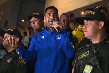 Emocionado estuvo el delantero al ver a la multitud coreando su nombre e ilusionada con lo que vendrá.