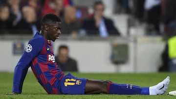 Dembélé no llegará para el Barça-Nápoles de la Champions
